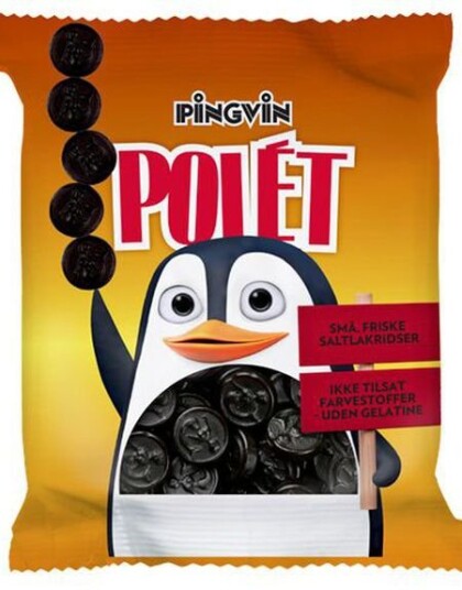 Pingvin Polét Lakrispolletter med Frisk Saltlakrissmak 110 gram Pingvin Polét Lakrispolletter med Frisk Saltlakrissmak 110 gram