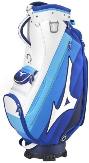 Mizuno Tour Staff Mid Cart Bag - Blue/white/light Blue Mizuno Tour Staff Mid Cart Bag - Blue/white/light Blue