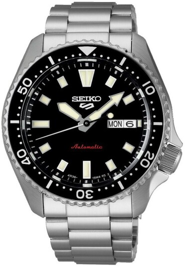 Seiko 5 Sports Herreklokke SRPL85K1 Sort/Stål Ø42.5 mm
