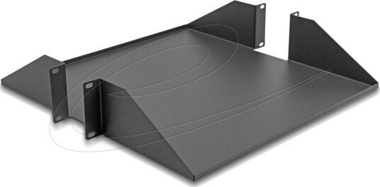 Delock Rack-Hylle Double-Sided 500Mm Depth Mørk Grå 2U 19" 66748