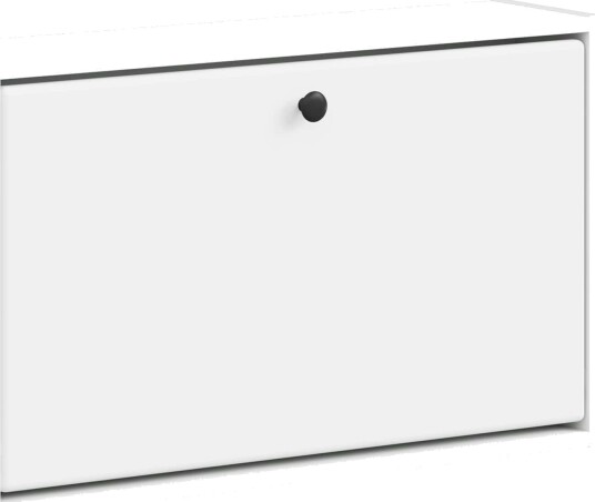 vidaXL Vegghengt skoskap BREDA 71 x 17 x 43 cm Konstruert tre Hvit