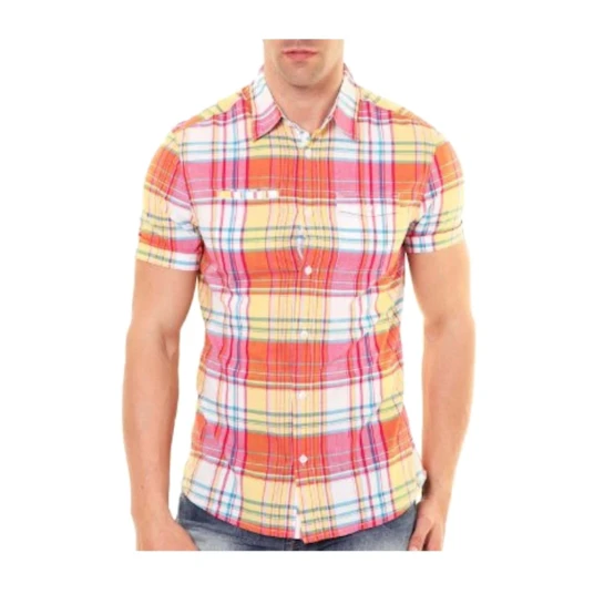 Pepe Jeans Herre Skjorter Oransje S Pepe Jeans Herre Skjorter Oransje S
