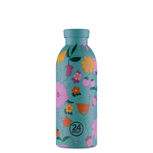 24Bottles Clima Termoflaske 500ml - Bloom Bloom Green