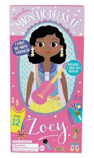FLOSS & ROCK Zoey Magnetic Dress Up Doll 42P6310 FLOSS & ROCK Zoey Magnetic Dress Up Doll 42P6310
