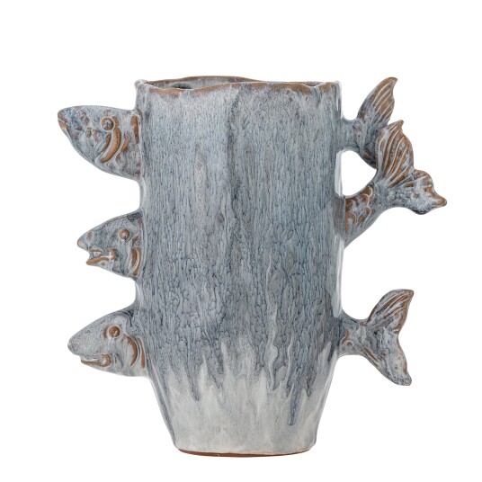 Bloomingville Tace Vase   Blue   23 CM