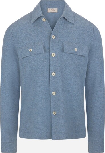 Fly3 Overshirt cashmere M blå herre