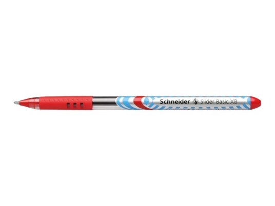 Schneider Slider - Kulepenn - Rød - 1.4 Mm - Ekstra Bred