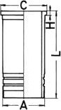 Sylinderhylse KOLBENSCHMIDT 89915110
