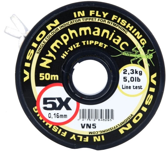 Vision Nymphmaniac Hi-Viz Yellow Tippet Vision Nymphmaniac Hi-Viz Yellow Tippet