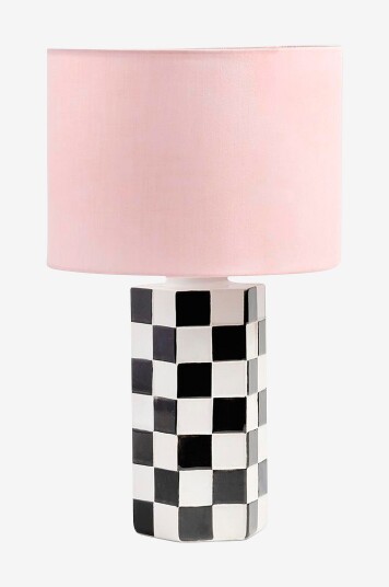 &k Amsterdam Lampe Check Svart &k Amsterdam Lampe Check Svart