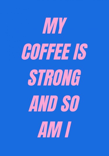 Namly Design Plakat Kaffekraft POSTERXQ0BSJ