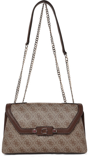 GUESS Lindsey Convertible Xbody Flap Brown ONE SIZE GUESS Lindsey Convertible Xbody Flap Brown ONE SIZE