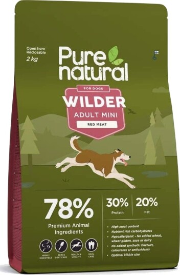 Purenatural Wilder Dog Adult Mini Red Meat 2 kg