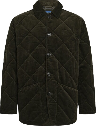 Polo Ralph Lauren Quilted Corduroy Barn Coat COMPANY OLIVE XS