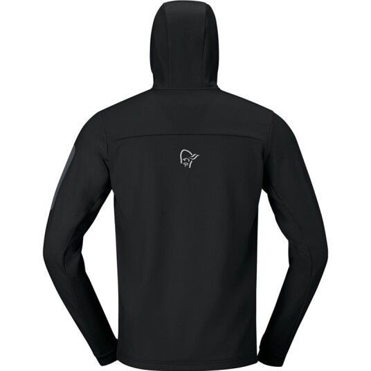 Norrøna Falketind Warm2 Stretch Hood M's Caviar Black