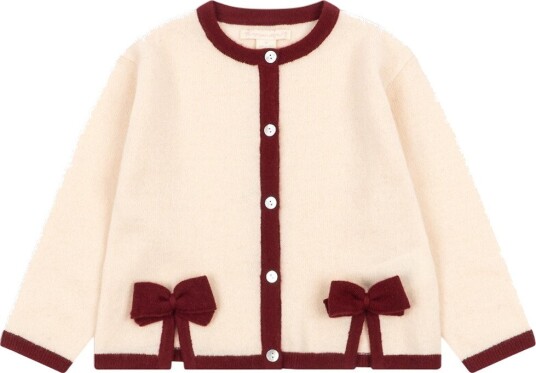 Konges Sløjd Cardigan   Ull   Alette   Pale Blush   Konges Sløjd   4 år (104)   Cardigan Bordeaux Hvit