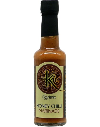 Karimix Honey Chilli Marinade Mildt Sterk Marinadesaus med Honning og Chili 150 ml UK Import Karimix Honey Chilli Marinade Mildt Sterk Marinadesaus med Honning og Chili 150 ml UK Import