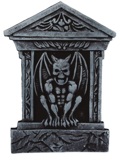 Vannkaster/Gargoyle Gravestein i Isopor 52x35