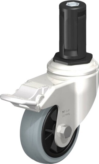 Blickle 853240 Lkrxa-Vpa 80G-11-Fi-Exr14 Styrehjul Med Brems Hjuldiameter 80 Mm Lasteevne (Maks) 80 Kg 1 Stk