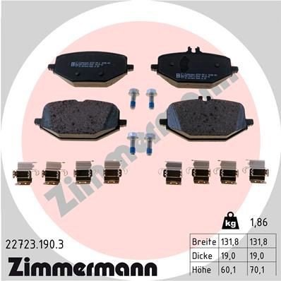 Bremseklosser ZIMMERMANN 22723.190.3