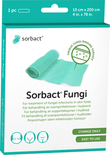 Sorbact Fungi bandasje 10x200cm 1 stk