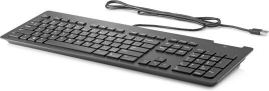 HP Business Slim Tastatur med SmartCard - USB tilkobling, Sort HP Business Slim Tastatur med SmartCard - USB tilkobling, Sort