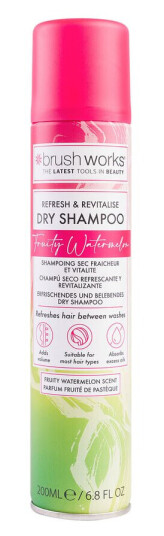 Brushworks Refresh & Revitalise Fruity Watermelon Dry Shampoo 200ml
