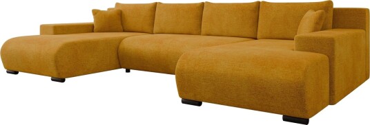 Krysen Sovesofa Dubbeldivan 4 sits   Gul