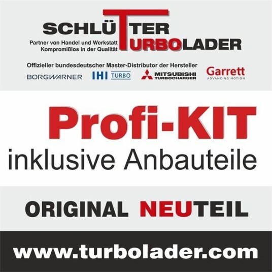 SCHLÜTTER TURBOLADER 166-03316 Turbolader