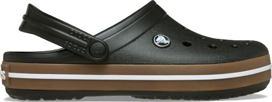 Crocs Unisex Crocband Gum Clog Black 45 46 Crocs Unisex Crocband Gum Clog Black 45 46