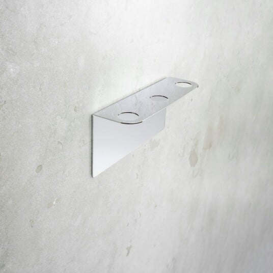 Beslag Design Base Trippel Såpepumpeholder Krom