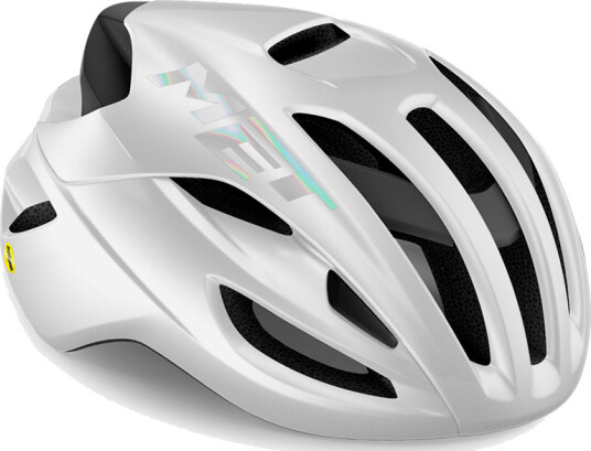 MET Rivale MIPS sykkelhjelm White Holographic Glossy