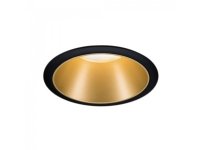 Paulmann Cole Innsunket spotlight GU10 1 ampuller LED 10 W Sort Gull
