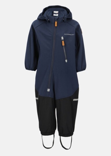 Holmenkollen Softshell Overall Infant Navy/Navy 74  Regnjakker