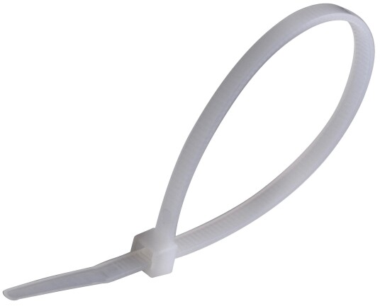 Gelia 4005320432 Buntebånd hvit 100 pakning 290 x 4,8 mm Installasjonsmaterial