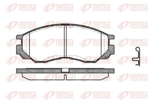 Bremseklosser REMSA 0583.00 Bremseklosser REMSA 0583.00