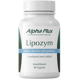 Alpha Plus Lipozym 90 kapsler Alpha Plus Lipozym 90 kapsler
