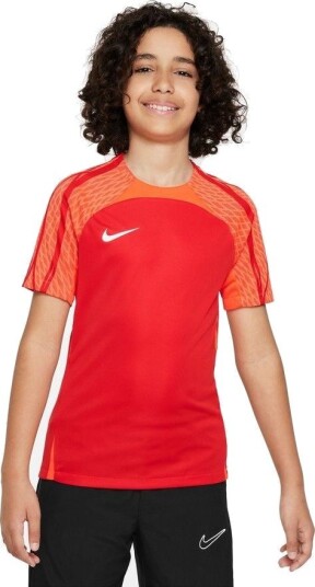 Nike Trenings T Skjorte Dri FIT Strike 23   Rød/Hvit Barn størrelse M: 137 147 cm