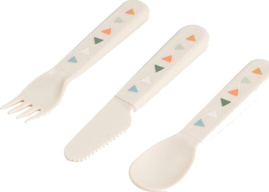 Done by Deer Foodie Cutlery Set Celebration Sand