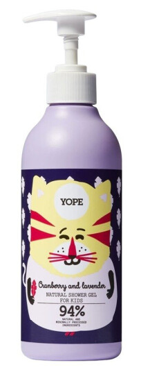 Yope Shower Gel For Kids Cranberry And Lavender 400ml