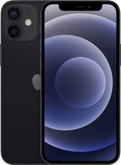 Apple iPhone 12 Mini 256GB Svart, 5G, 12 MP Dual Kamera