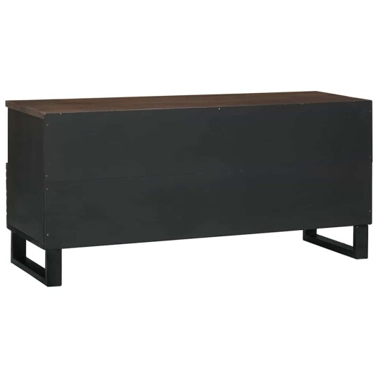  TV skap med skuff Brun 100 x 33 x 46 cm heltre mango