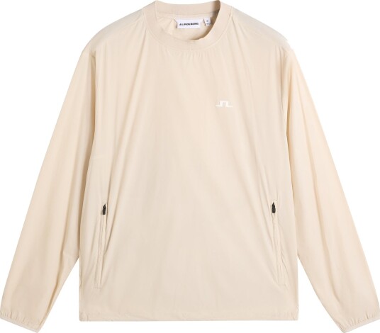J. Lindeberg Waren Crewneck Windbreaker Cream L