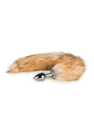 EasyToys Fox Tail buttplug No.1 sølv