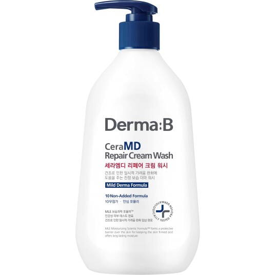 Derma:B CeraMD Moisturizing and Soothing Creamy Body Wash Gel 400