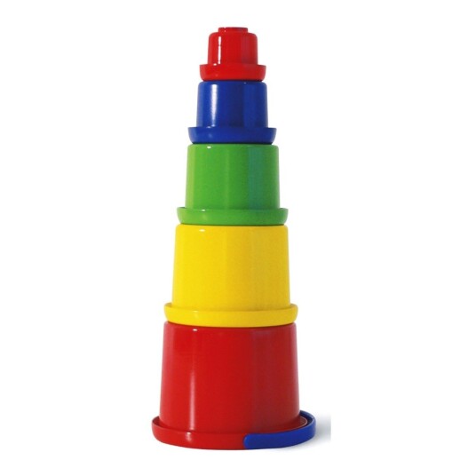 spielstabil Stablepyramide med kopper til sandleker