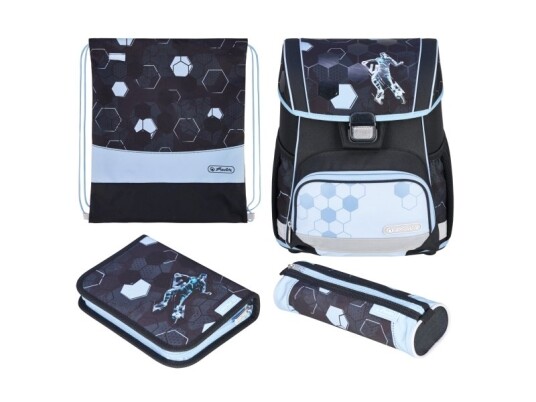 Herlitz Loop Plus Cyber Soccer Pennal Pencil Pouch Skolesekk Sportsbag Gutt Barneskole Ryggsekk 17 L Forlomme Sidelomme Herlitz Loop Plus Cyber Soccer Pennal Pencil Pouch Skolesekk Sportsbag Gutt Barneskole Ryggsekk 17 L Forlomme Sidelomme