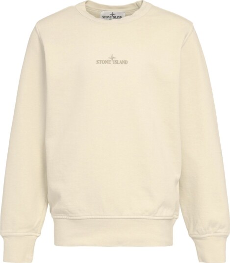 Stone Island Collegegenser Gips m. Trykk Stone Island 8 år 128 Collegegenser Beige