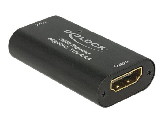 Delock HDMI Repeater 4K 60Hz Video og Lyd-forlenger 30m Delock HDMI Repeater 4K 60Hz Video og Lyd-forlenger 30m