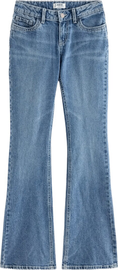 Lindex Freja Flared Leg Jeans With Longer Leg Blue 128